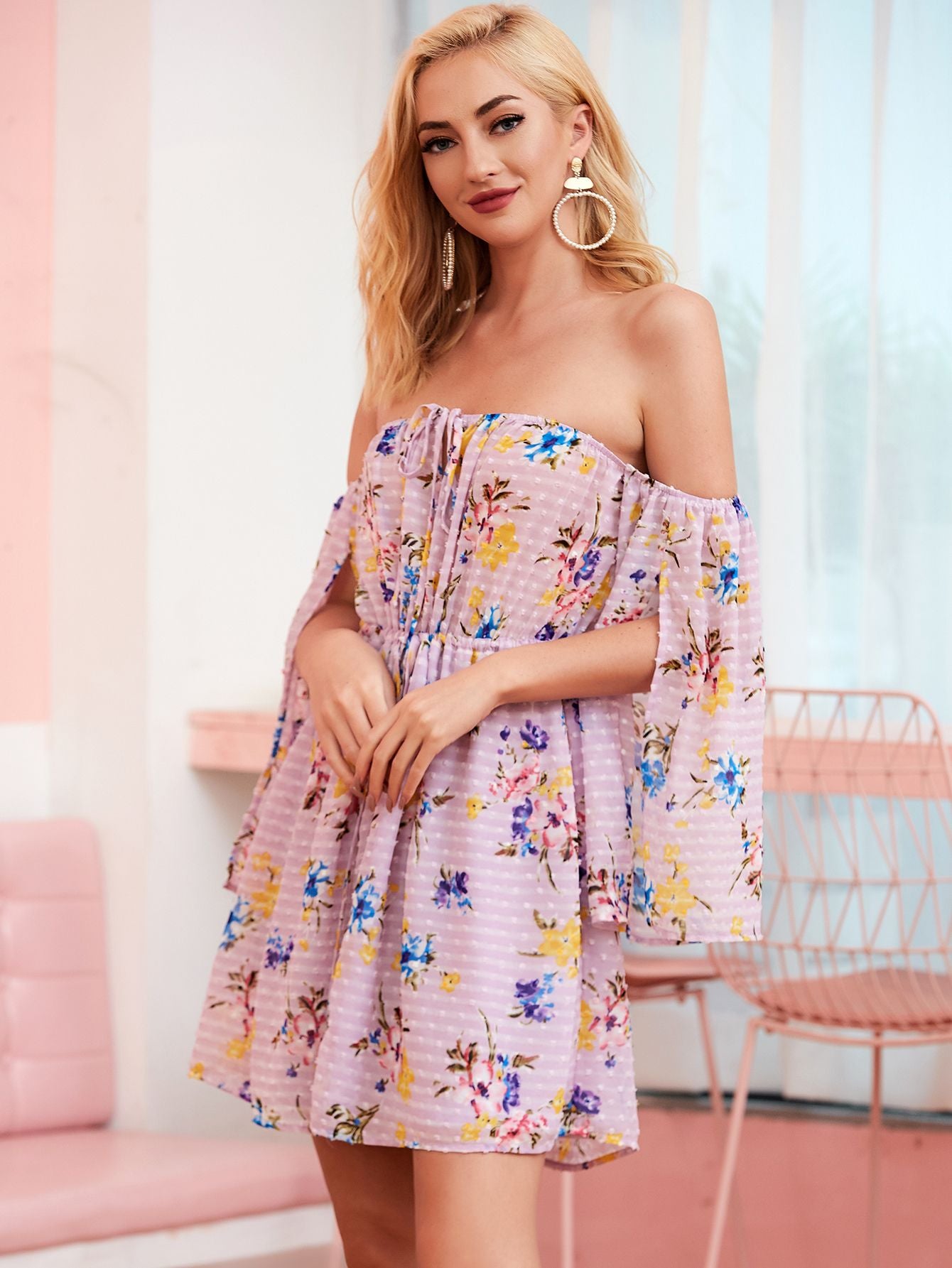 Летние цветочные женщины платье
